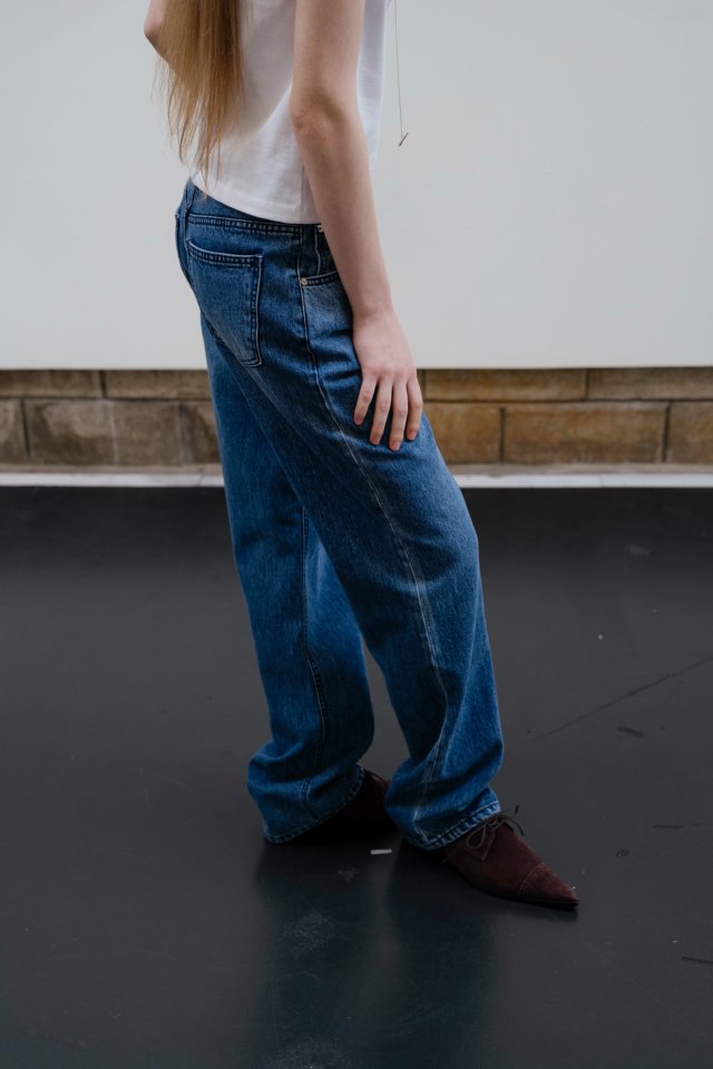 Nutplan - Korean Women Fashion - #womensfashion - Ink Denim Pants - 10