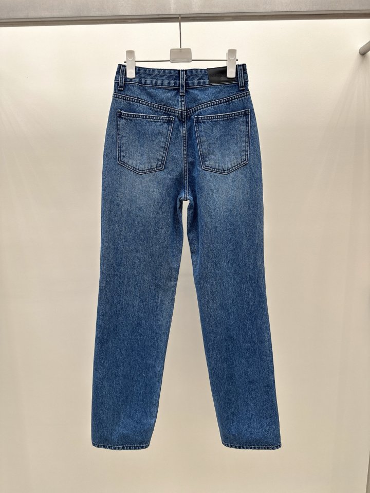 Nutplan - Korean Women Fashion - #womensfashion - Ink Denim Pants - 2