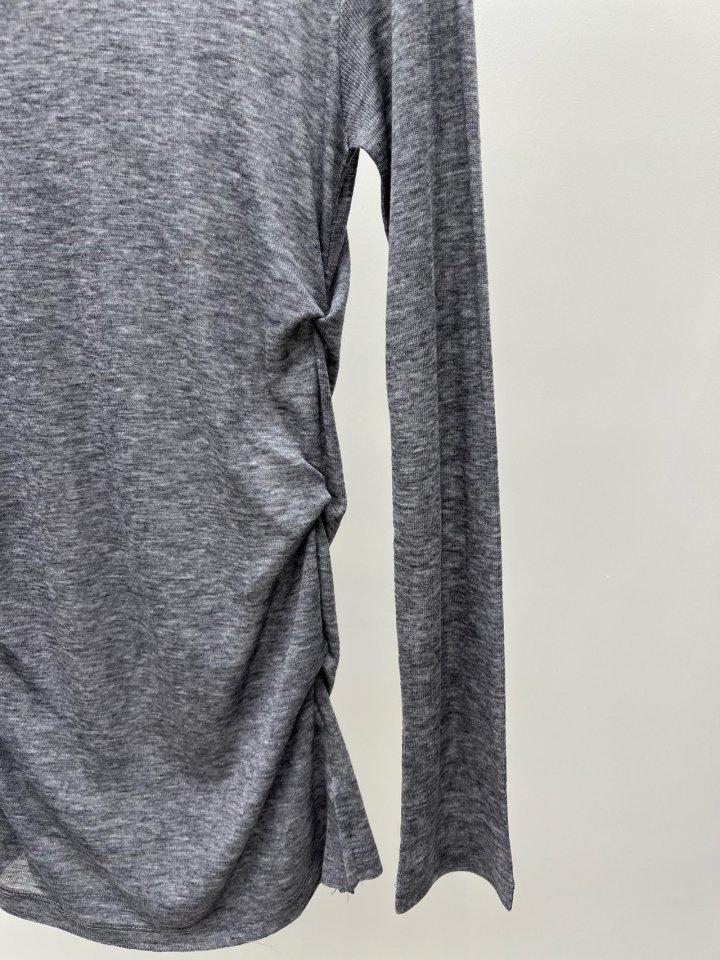 Nutplan - Korean Women Fashion - #womensfashion - Twis Long Tee - 2