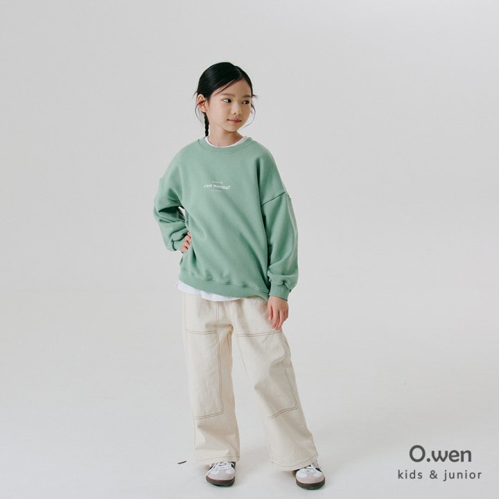 O Wen - Korean Children Fashion - #Kfashion4kids - Double Stitch Pants - 9