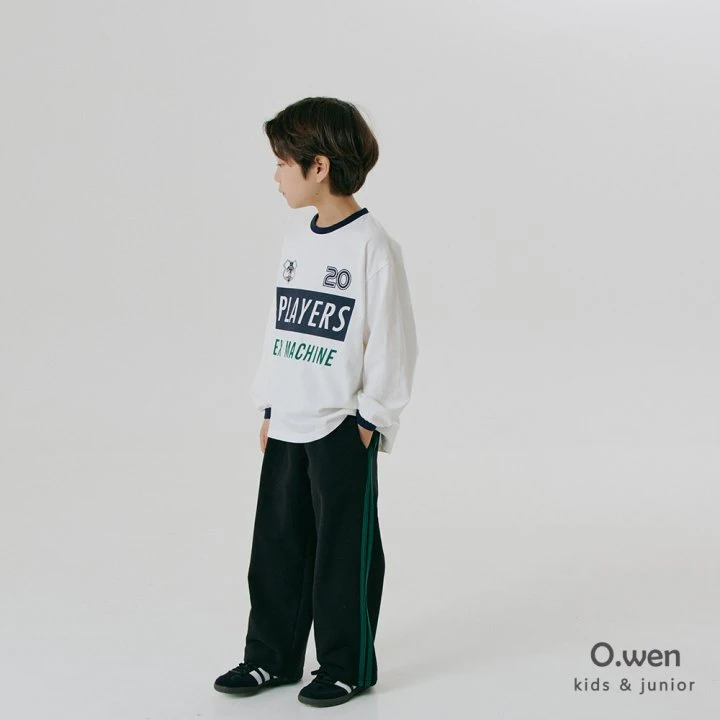 O Wen - Korean Children Fashion - #Kfashion4kids - Two-Line Tape Pants - 5