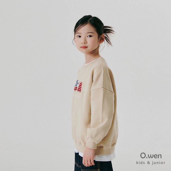 O Wen - Korean Children Fashion - #kidzfashiontrend - USA Embroidery Sweatshirts - 4