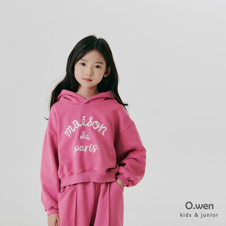 O Wen - Korean Children Fashion - #Kfashion4kids - Maison Crop Hoody