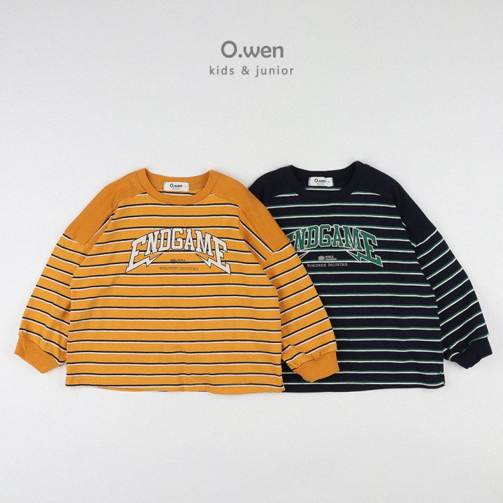 O Wen - Korean Children Fashion - #childofig - And Game Stripe Tee - 12