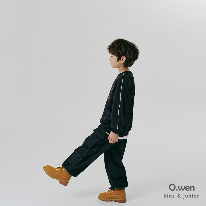 O Wen - Korean Children Fashion - #childrensboutique - Double Pocket Denim Pants