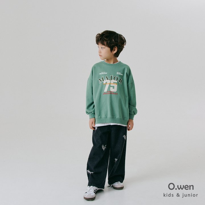 O Wen - Korean Children Fashion - #designkidswear - Major Tape Sweatshirts - 11