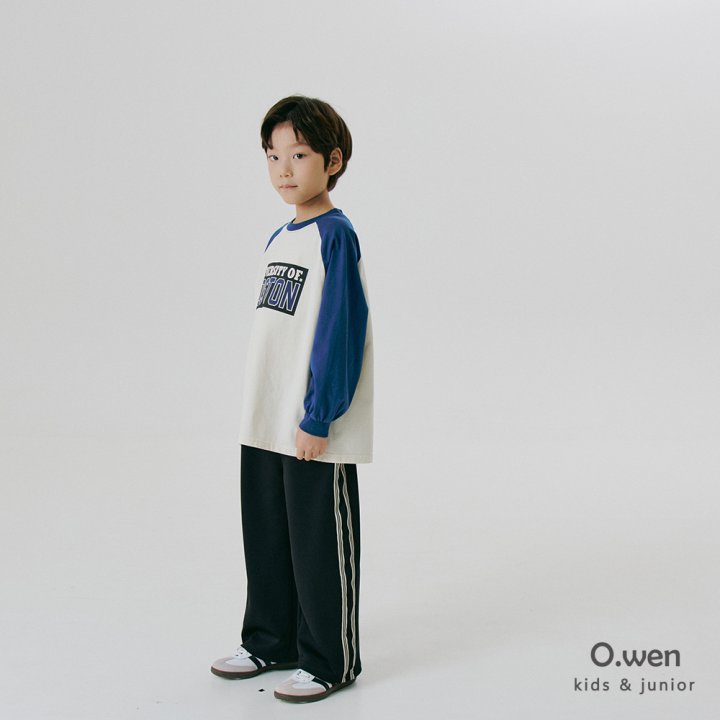 O Wen - Korean Children Fashion - #designkidswear - Taped Jersey Pants - 7