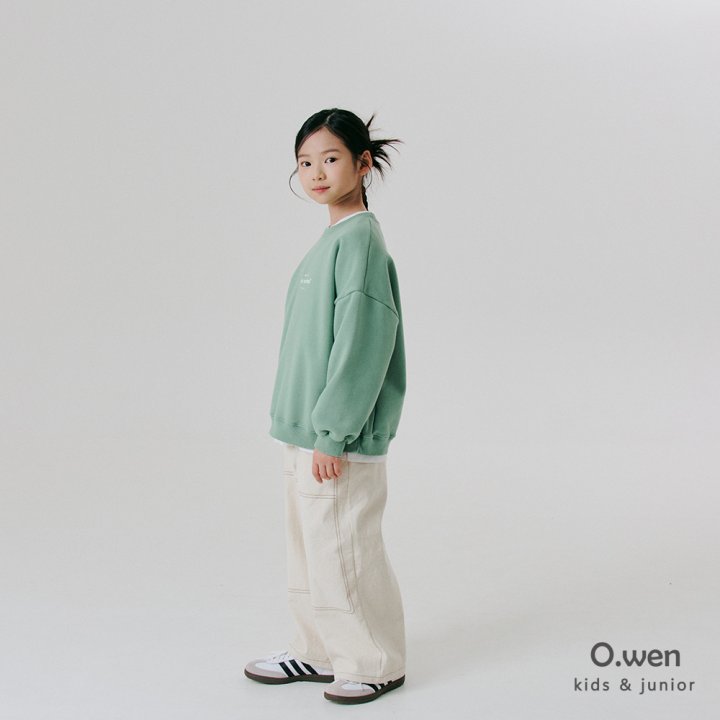 O Wen - Korean Children Fashion - #discoveringself - Normal Ribbed Raglan Sweatshirts - 11