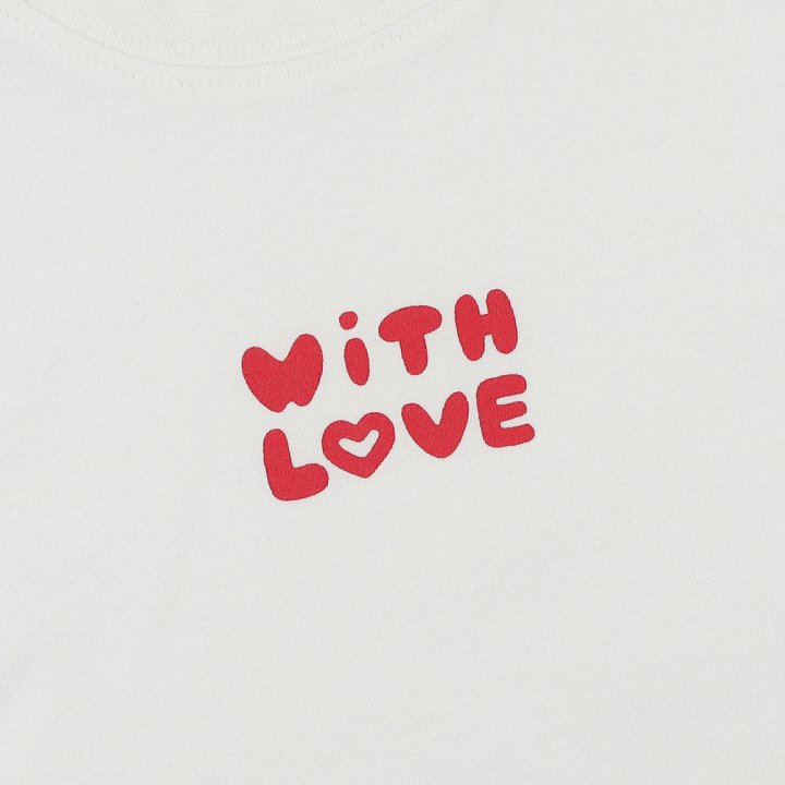 O Wen - Korean Children Fashion - #discoveringself - With Love Half Crop Tee - 8
