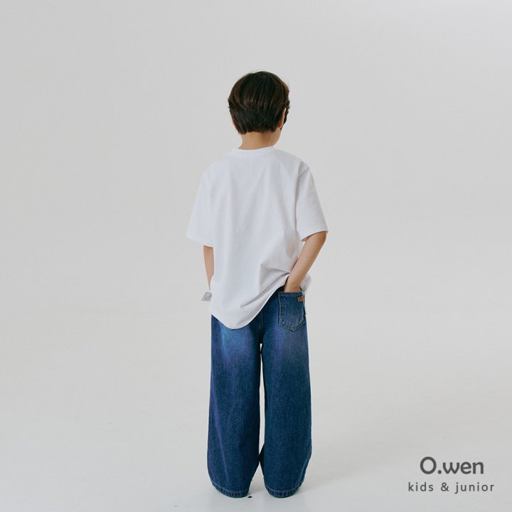 O Wen - Korean Children Fashion - #discoveringself - Damage Washed Denim Pants - 5