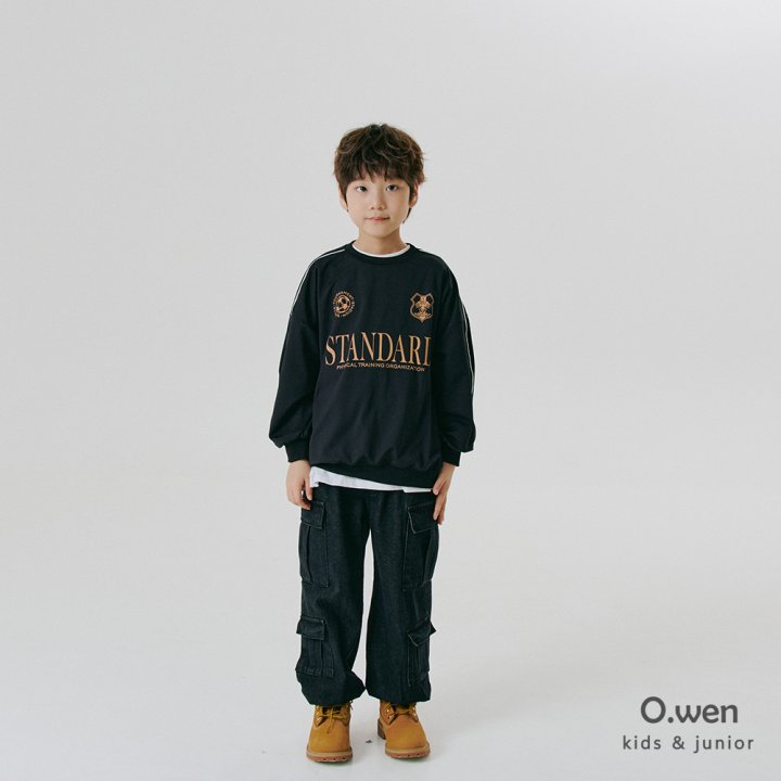 O Wen - Korean Children Fashion - #discoveringself - Double Pocket Denim Pants - 3
