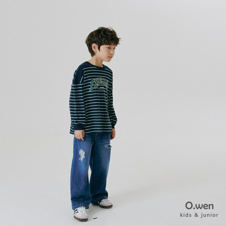 O Wen - Korean Children Fashion - #fashionkids - And Game Stripe Tee - 3