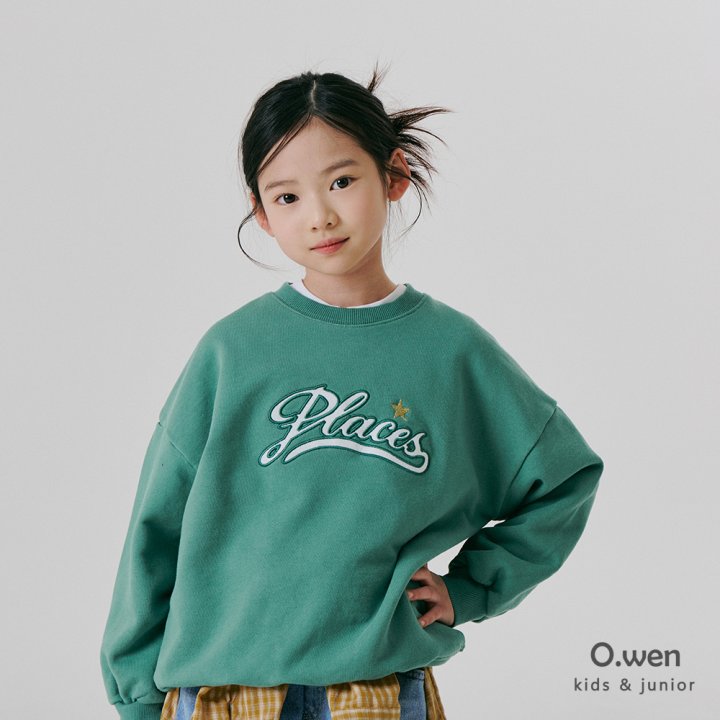 O Wen - Korean Children Fashion - #kidsshorts - Place Sweatshirts - 7