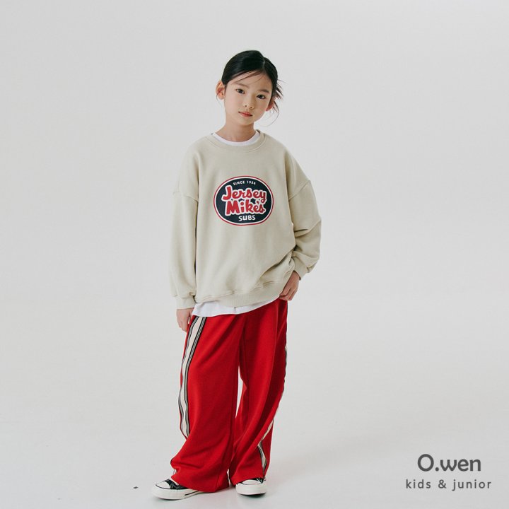 O Wen - Korean Children Fashion - #kidsshorts - Taped Jersey Pants - 10