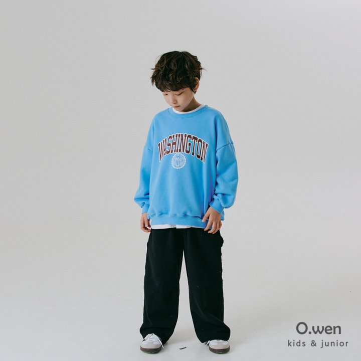 O Wen - Korean Children Fashion - #kidsshorts - Washington Sweatshirts - 9