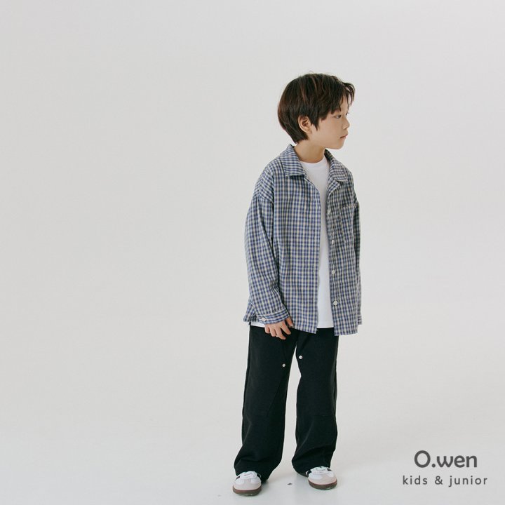 O Wen - Korean Children Fashion - #kidsshorts - Check Vintage Shirt - 4