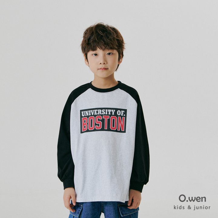 O Wen - Korean Children Fashion - #kidsstore - Boston Raglan Tee - 3