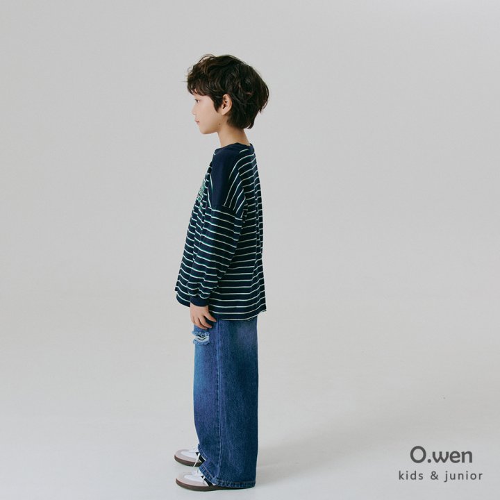 O Wen - Korean Children Fashion - #kidsstore - And Game Stripe Tee - 5