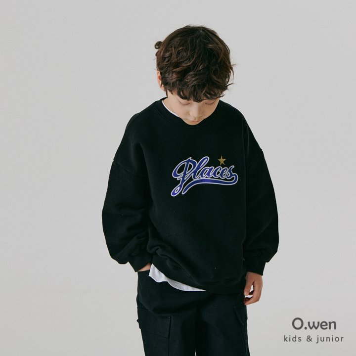 O Wen - Korean Children Fashion - #kidzfashiontrend - Place Sweatshirts - 9