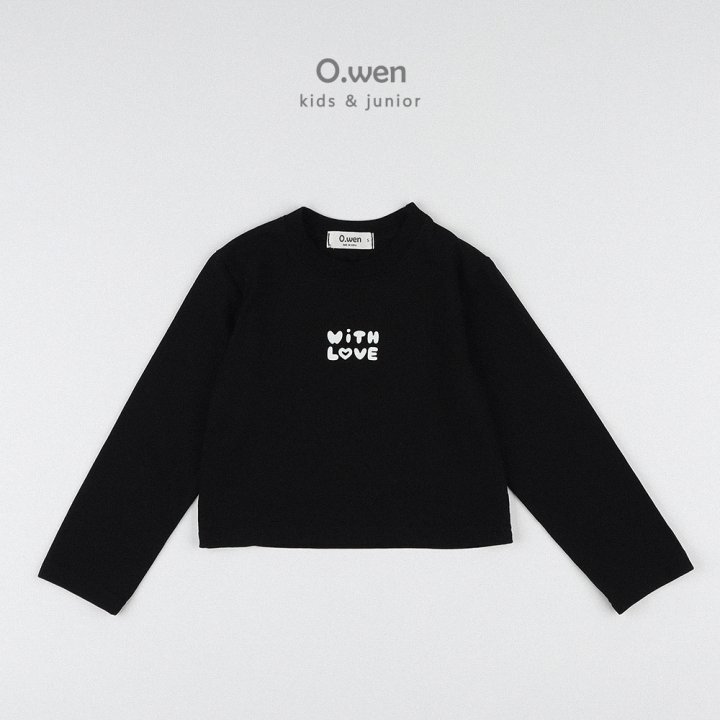 O Wen - Korean Children Fashion - #kidzfashiontrend - With Love Half Crop Tee - 12
