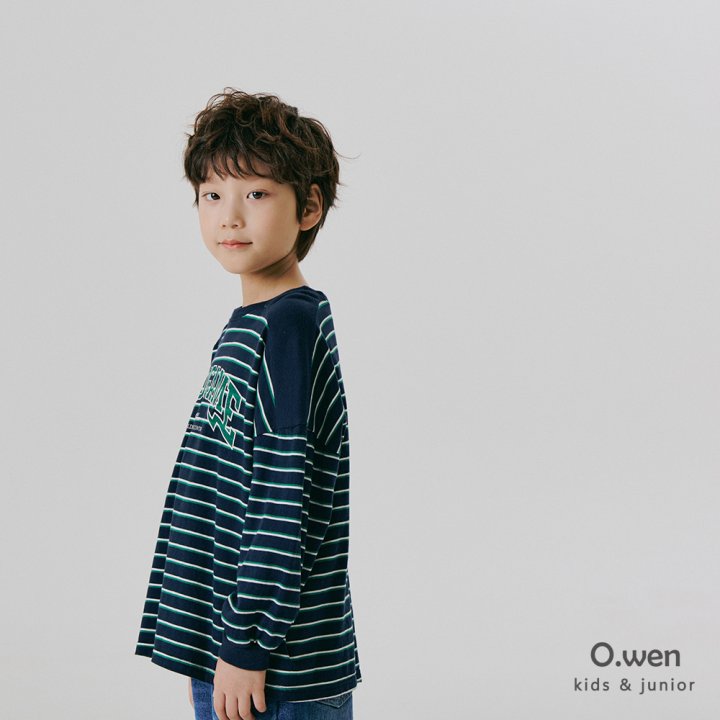 O Wen - Korean Children Fashion - #kidzfashiontrend - And Game Stripe Tee - 6