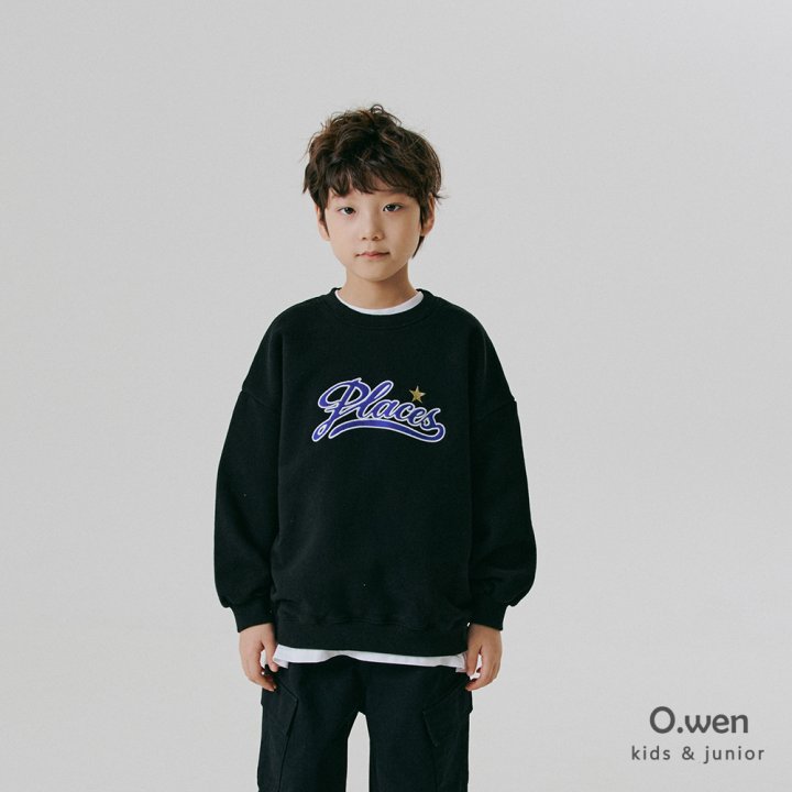 O Wen - Korean Children Fashion - #littlefashionista - Place Sweatshirts - 11