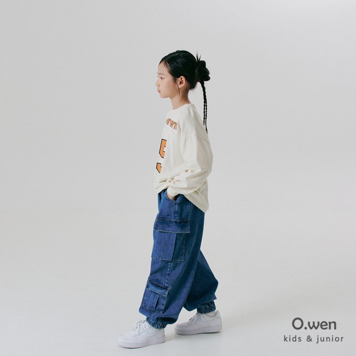 O Wen - Korean Children Fashion - #littlefashionista - Double Pocket Denim Pants - 9