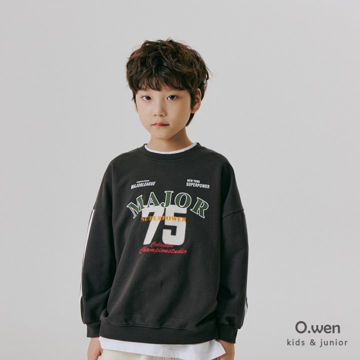 O Wen - Korean Children Fashion - #magicofchildhood - Major Tape Sweatshirts - 3