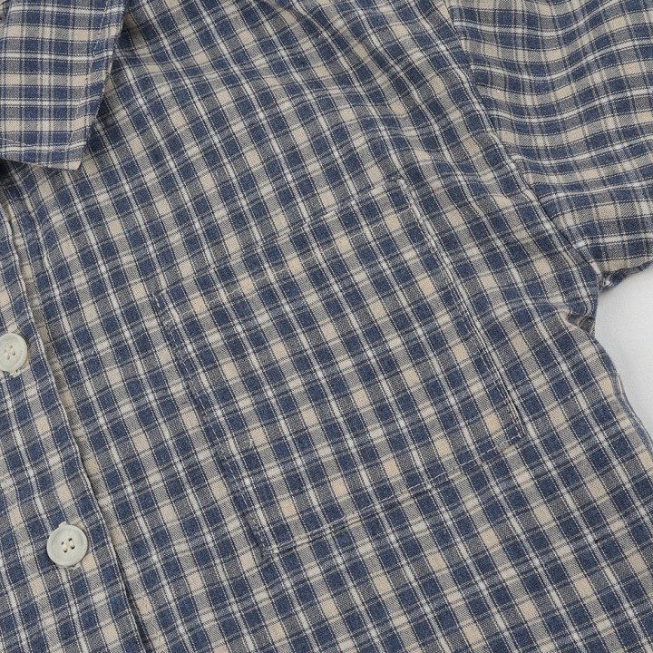 O Wen - Korean Children Fashion - #magicofchildhood - Check Vintage Shirt - 8