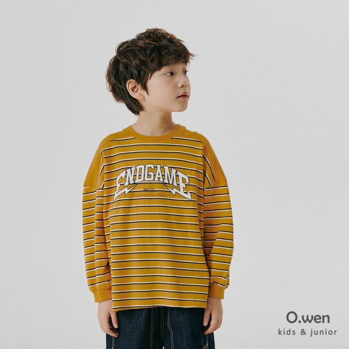 O Wen - Korean Children Fashion - #magicofchildhood - And Game Stripe Tee - 9