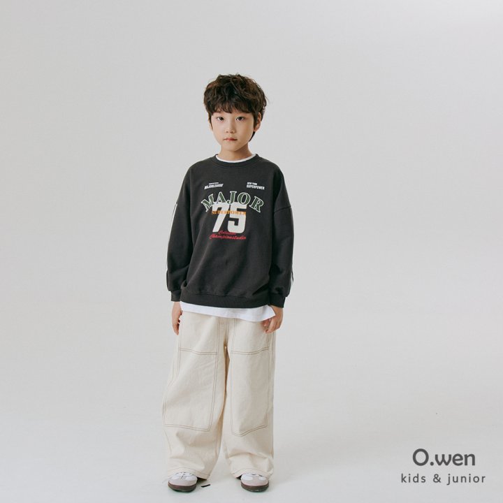 O Wen - Korean Children Fashion - #magicofchildhood - Major Tape Sweatshirts - 4