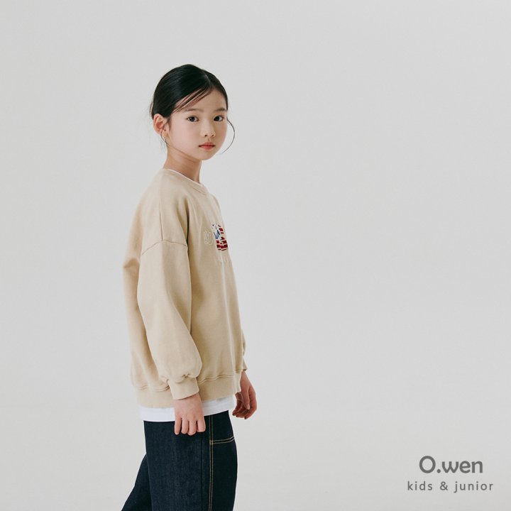 O Wen - Korean Children Fashion - #minifashionista - USA Embroidery Sweatshirts - 7