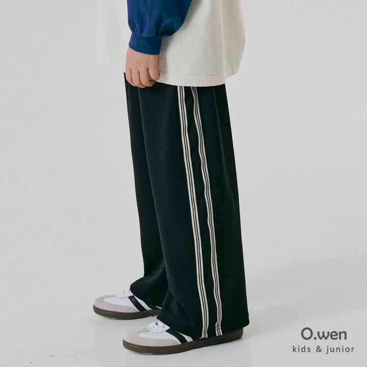 O Wen - Korean Children Fashion - #prettylittlegirls - Taped Jersey Pants