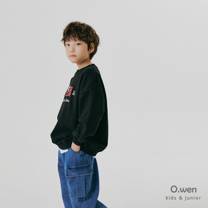 O Wen - Korean Children Fashion - #stylishchildhood - USA Embroidery Sweatshirts - 11