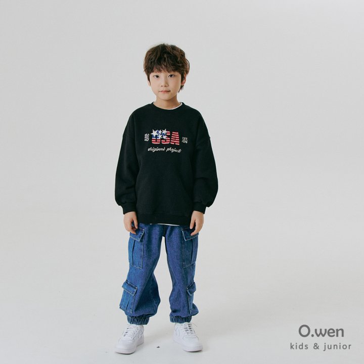 O Wen - Korean Children Fashion - #todddlerfashion - USA Embroidery Sweatshirts - 9