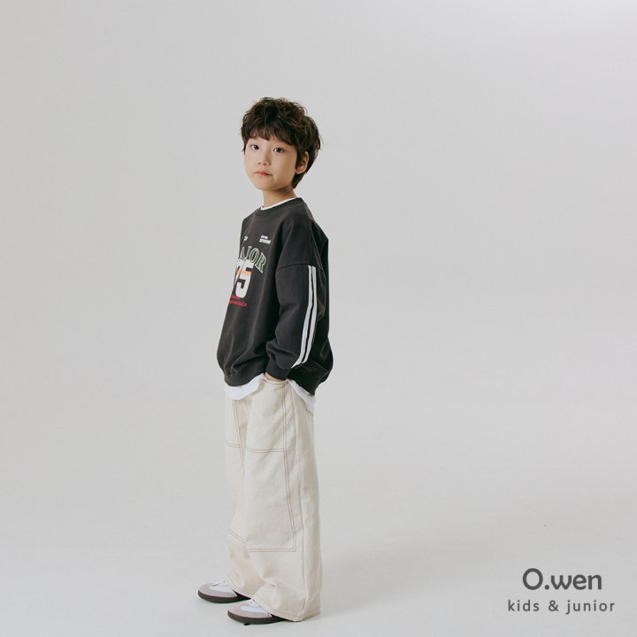 O Wen - Korean Children Fashion - #toddlerclothing - Major Tape Sweatshirts - 7