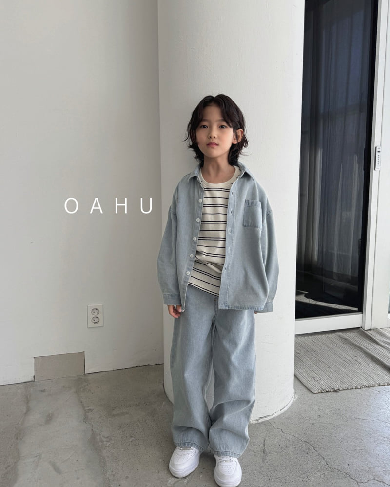 O'Ahu - Korean Children Fashion - #Kfashion4kids - Tabi Denim Shirt - 10
