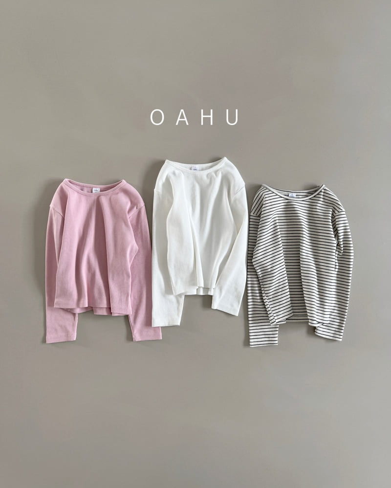 O'Ahu - Korean Children Fashion - #childofig - Berry Rib Tee