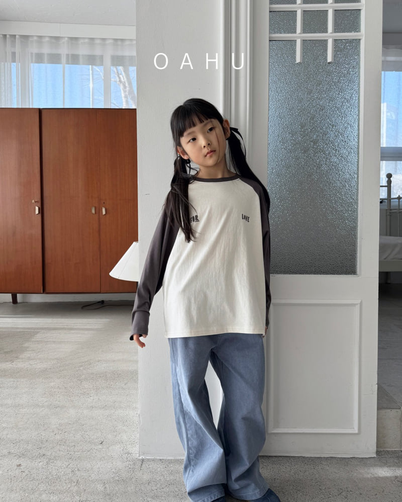 O'Ahu - Korean Children Fashion - #childofig - For Love Raglan Tee - 11