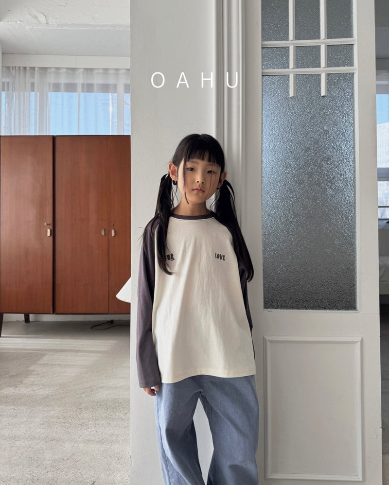 O'Ahu - Korean Children Fashion - #childofig - For Love Raglan Tee - 12