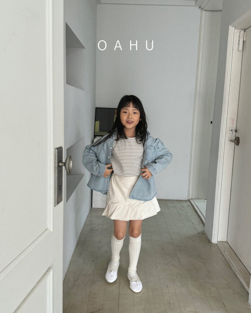 O'Ahu - Korean Children Fashion - #childofig - Tabi Denim Shirt - 2