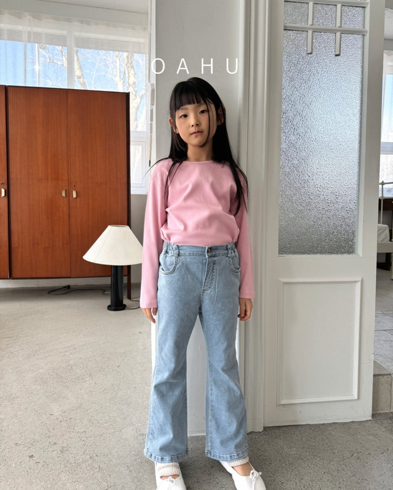 O'Ahu - Korean Children Fashion - #childrensboutique - Vivi Bootcut Denim Pants - 11