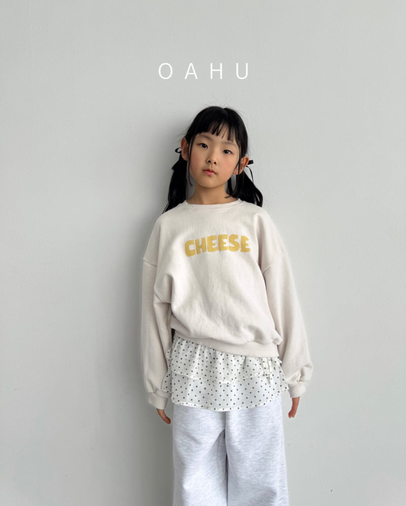 O'Ahu - Korean Children Fashion - #designkidswear - Cheese Sweatshirts - 8