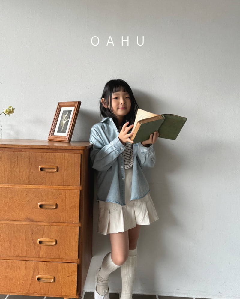 O'Ahu - Korean Children Fashion - #childrensboutique - Tabi Denim Shirt - 4