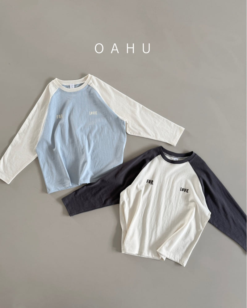 O'Ahu - Korean Children Fashion - #discoveringself - For Love Raglan Tee