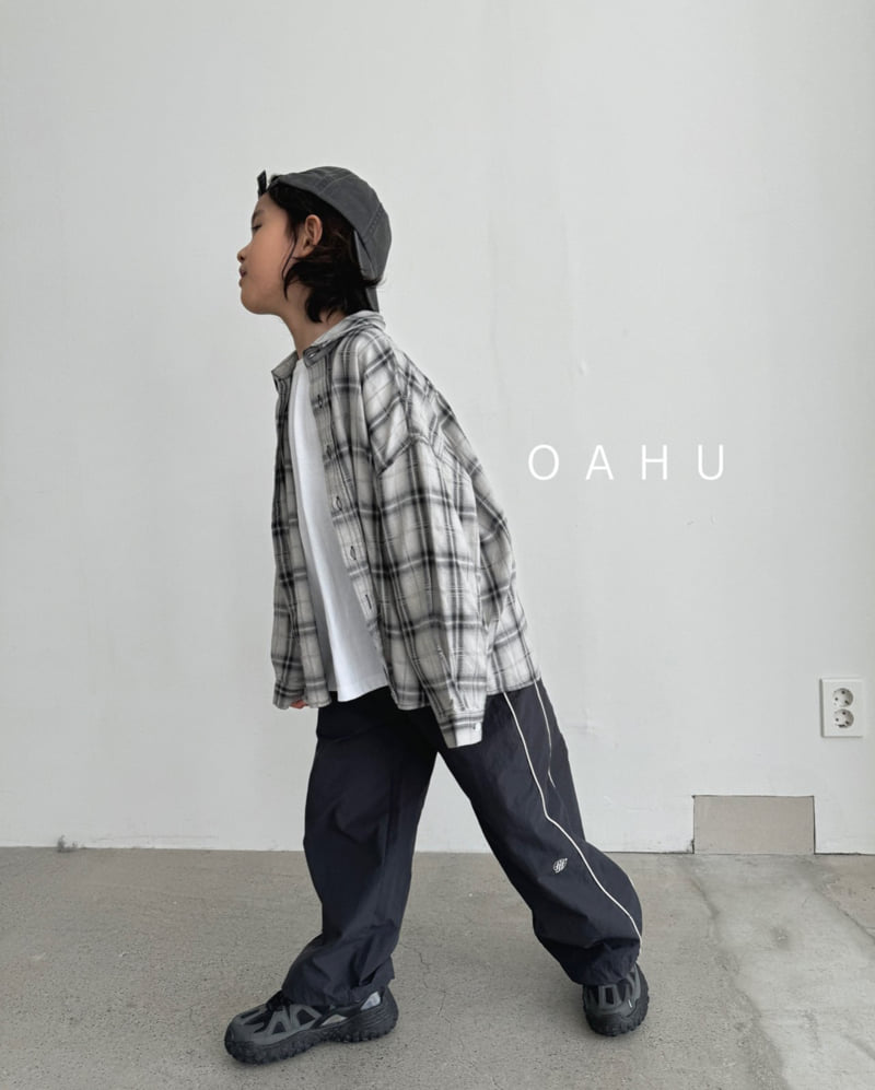 O'Ahu - Korean Children Fashion - #discoveringself - Crew Check Shirt - 11