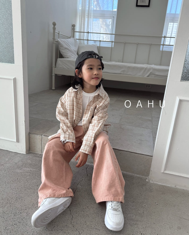 O'Ahu - Korean Children Fashion - #discoveringself - Fleece Dyeing Pants - 3