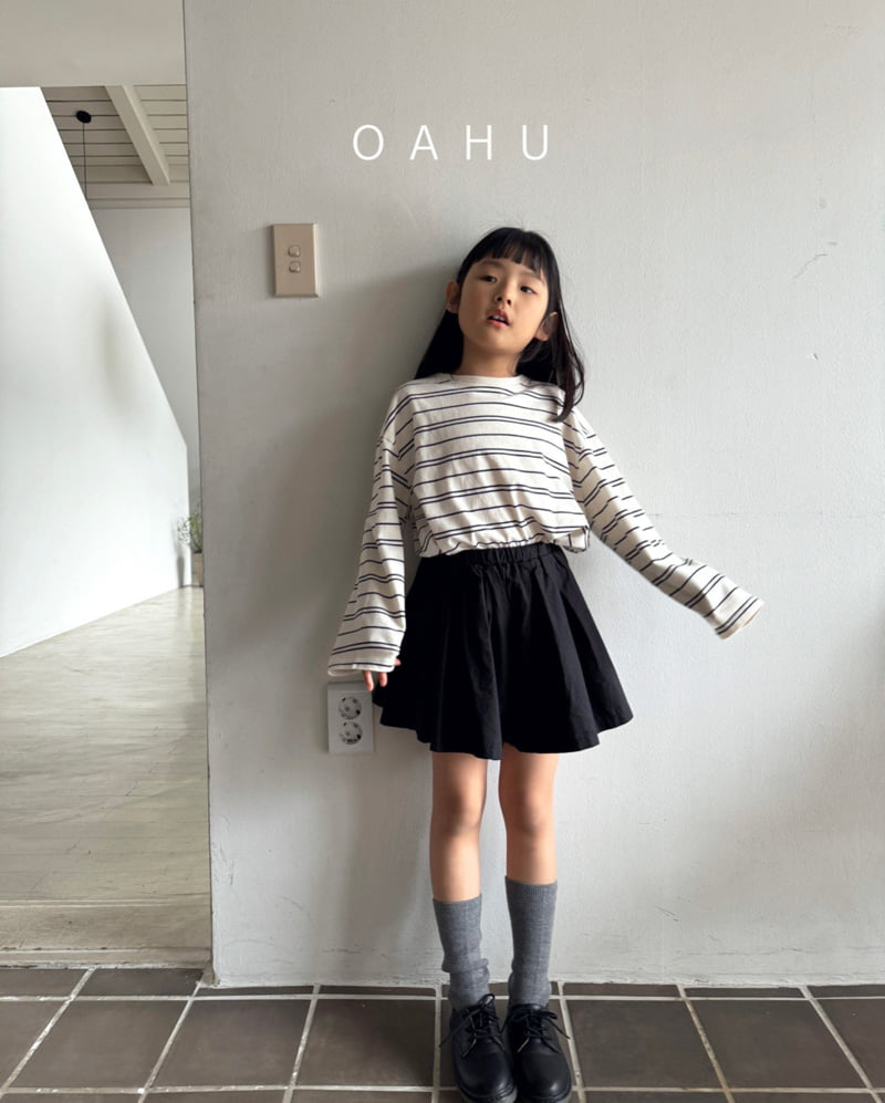 O'Ahu - Korean Children Fashion - #discoveringself - Tutu Stripe Tee - 2
