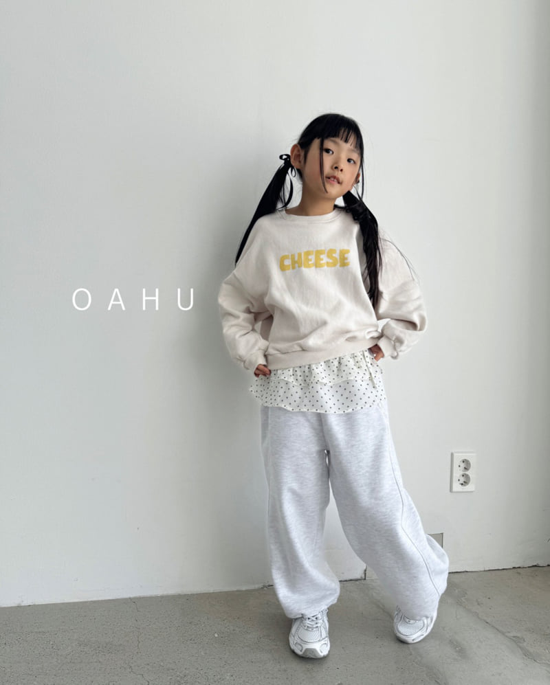 O'Ahu - Korean Children Fashion - #fashionkids - Cheese Sweatshirts - 10