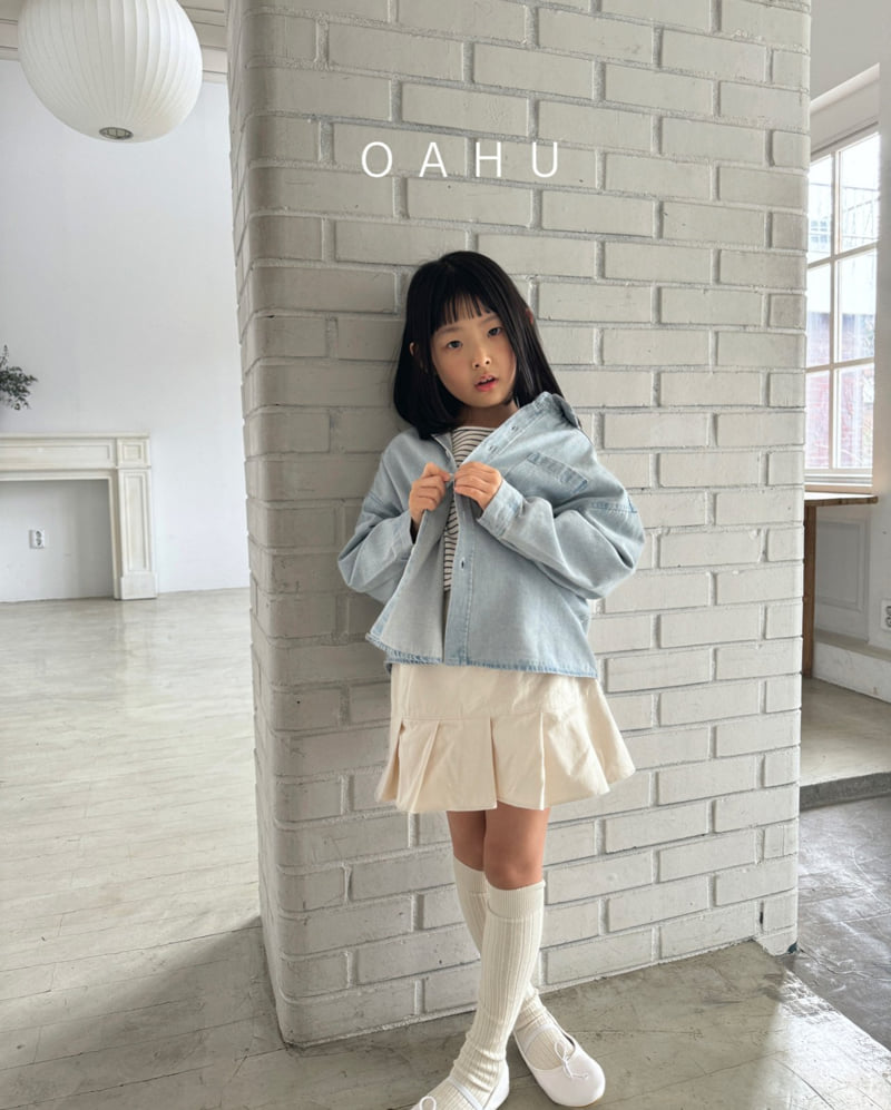 O'Ahu - Korean Children Fashion - #fashionkids - Tabi Denim Shirt - 6